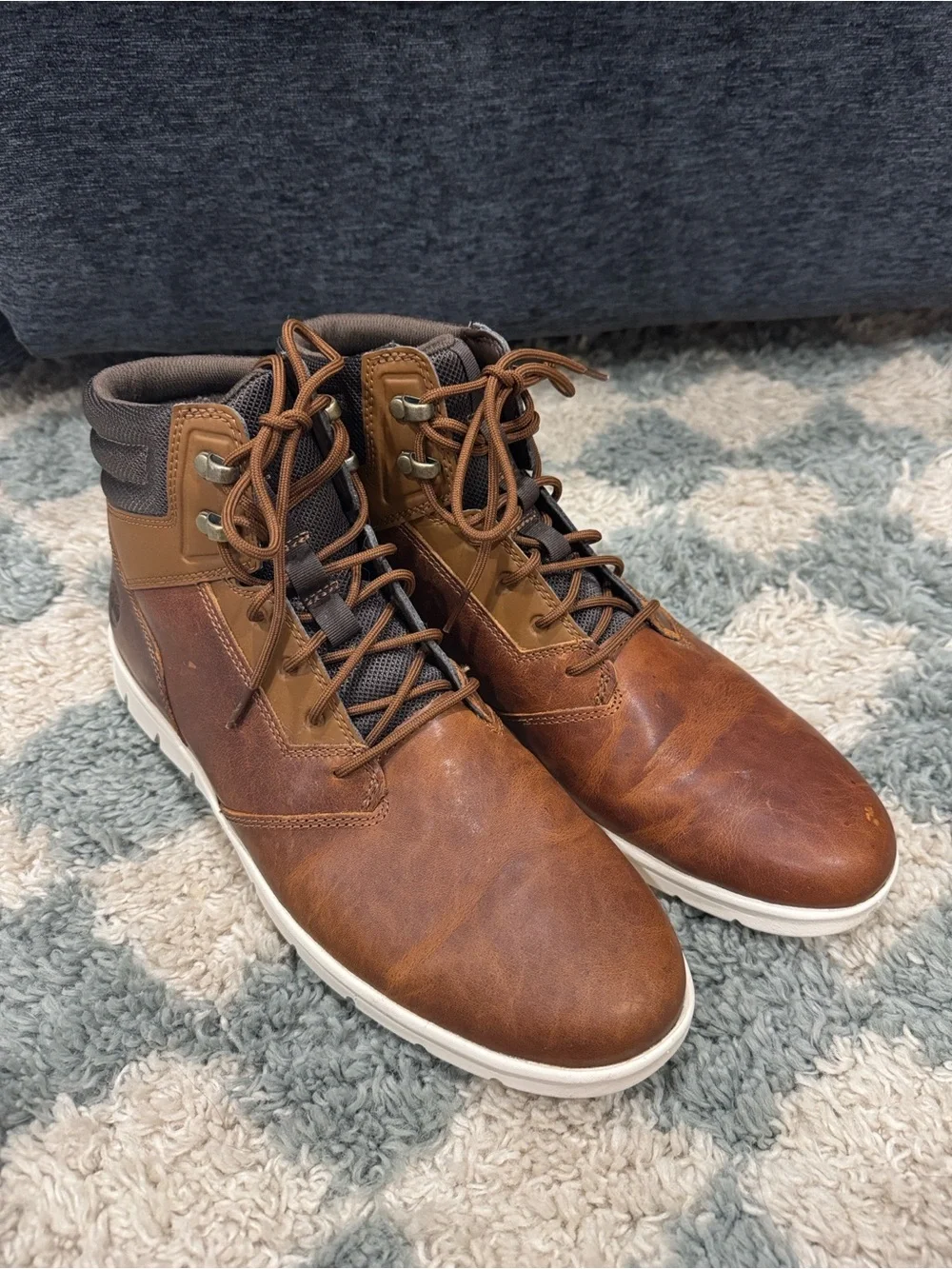 Men’s Timberland Graydon brown leather sneaker boot size 11